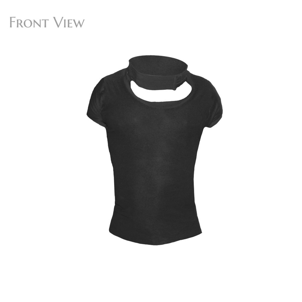 Raise Collar Short Sleeve